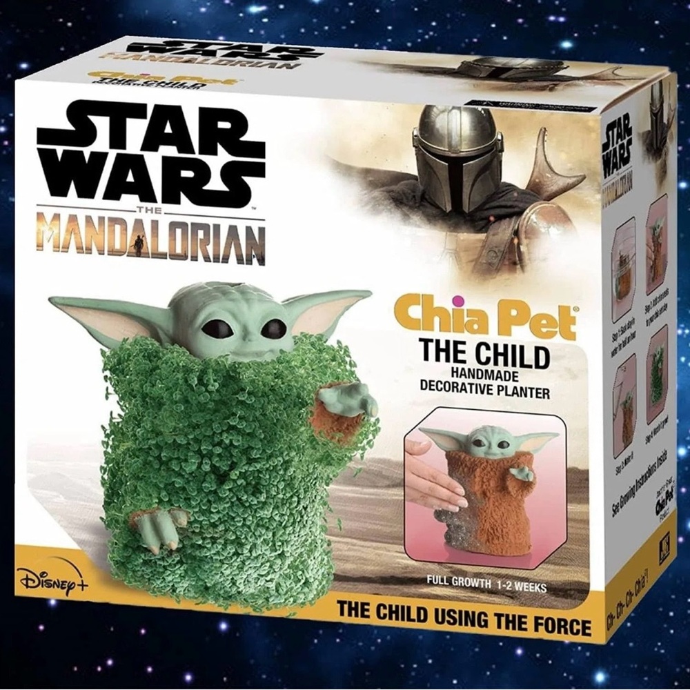 Star Wars The Mandalorian Chia Pet Planter NIB